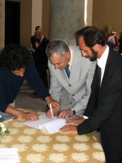 Scano e Saltarel firmano l'accordo